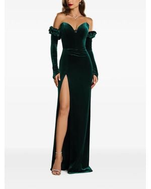 Cristallini Brigitte Maxi Dress - Black