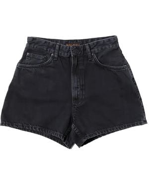 Nudie Jeans Maeve Denim Shorts - White