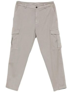 Eleventy Flap-Pocket Trousers - Grey