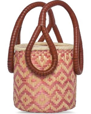 Johanna Ortiz Mini Understanding Of The Cosmos Bucket Bag - Pink