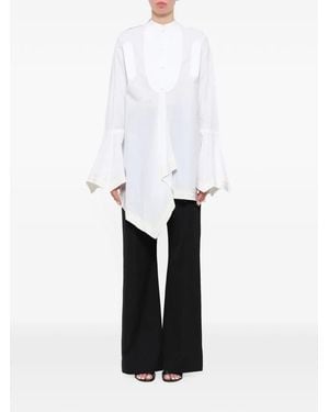 JW Anderson Umbrella Asymmetric Blouse - White