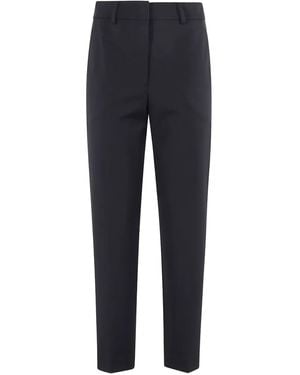 Seventy Flat-Front Pants - Blue