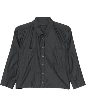 Private 0204 Camisa Con Bolsillo De Parche - Negro