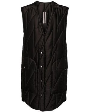 Rick Owens Liner Waistcoats - Black