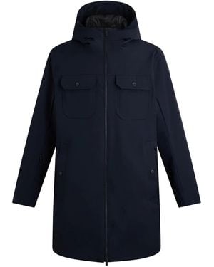 Fusalp Hooded Zip-Fastening Parka - Blue