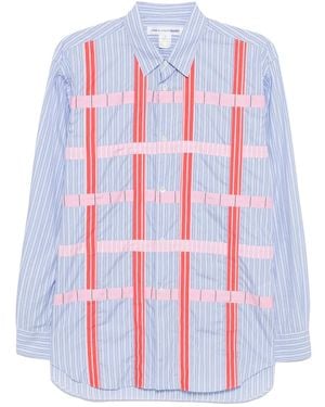 Comme des Garçons ストライプ シャツ - ホワイト