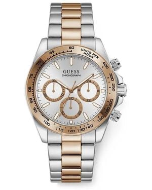 Guess Arthur 2-Tone Analog Watch - Metallic