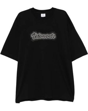 Vetements Stud-embellished T-shirt - Schwarz