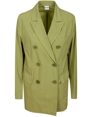 Aspesi Abrigo con doble botonadura - Verde