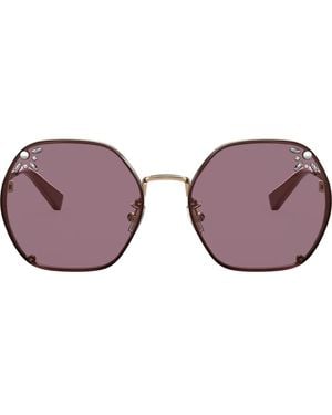 COACH Sonnenbrille Mit Strass - Braun