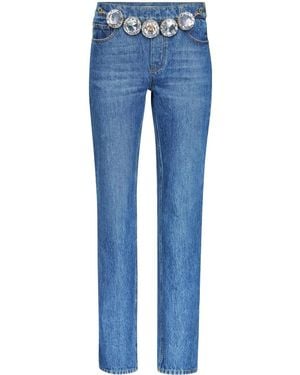 Area Jumbo Crystal Jeans - Blue