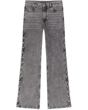 Maje Jeans Verfraaid Met Stras - Grijs