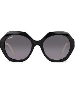 Lancel Lunettes De Soleil Octavie À Monture Géométrique - Black