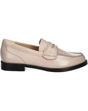 Clarks Stitched Detail Loafers - Natural