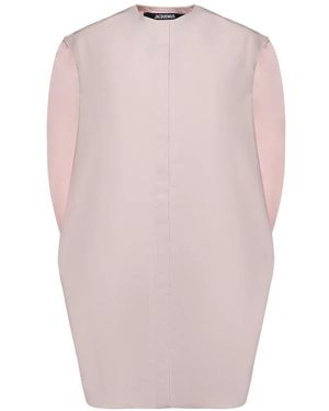 Jacquemus La Robe Berlingot Cotton Dress - Pink