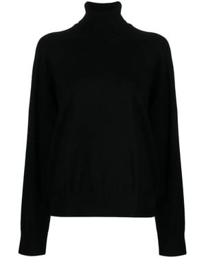 ARMARIUM Roll-Neck Fine-Knit Sweater - Black