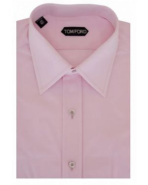Tom Ford Camicia Con Colletto Button-Down - Rosa