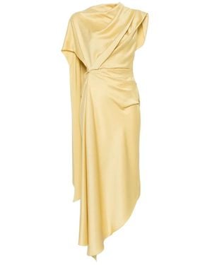 De La Vali Asymmetrisches Lunessa Kleid - Mettallic