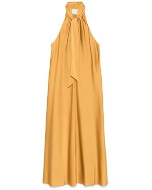 forte_forte Halterneck Dress - Metallic