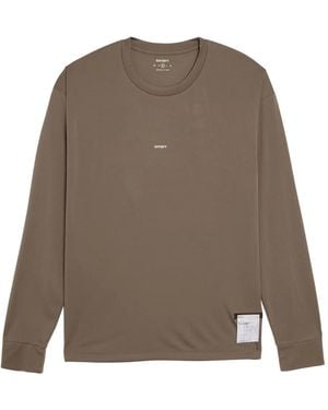 Satisfy T-Shirt Auralite À Manches Longues - Marron