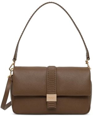 Twinset Logo-Plaque Shoulder Bag - Brown