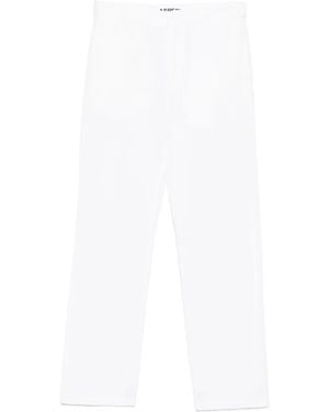 Aspesi Straight-Leg Chinos - White