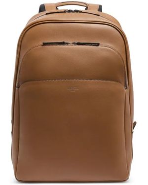 Lancel Edgard Leather Backpack - Brown