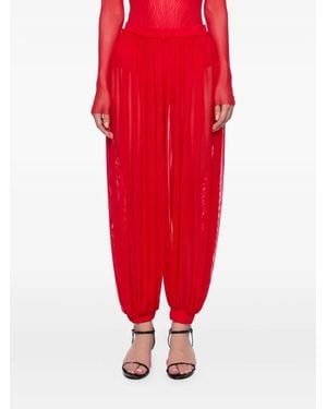 Atu Body Couture Set de pantalones de malla - Rojo