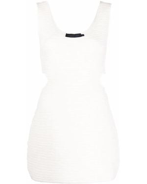 Proenza Schouler Wavy Rib-Knit Tank Top - White