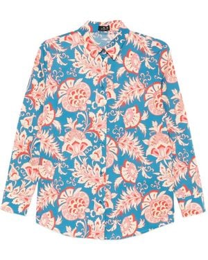 Etro Floral-Print Shirt - White