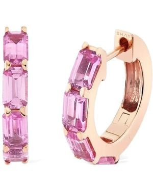 SHAY Sapphire Earrings - Pink