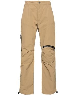 Just Cavalli Multi-Pocket Straight Pants - Natural