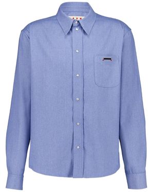 Marni Cotton Shirt - Blue