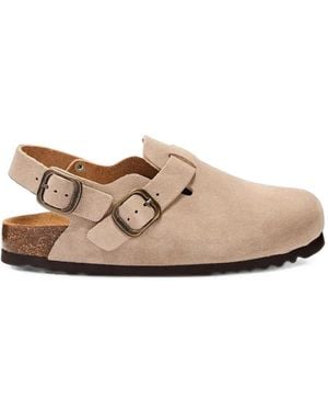 Scholl Slippers Fae Con Cinturino Posteriore - Neutro