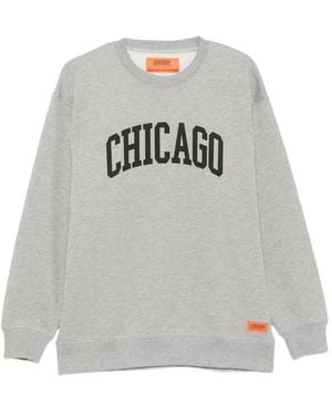 Universal Overall Logo-Print Sweatshirt - Grey
