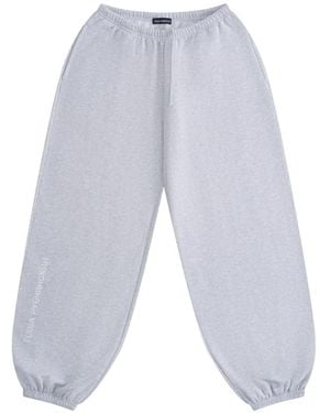 Gosha Rubchinskiy Logo-Print Track Trousers - White
