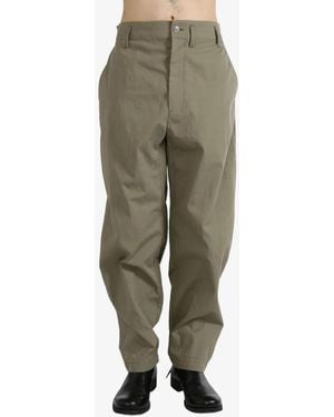 Lemaire Tapered Trousers - グリーン