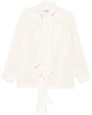 Jean Paul Gaultier Glove-Detail Blouse - White