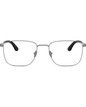Giorgio Armani Square-Frame Glasses - White