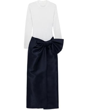 Jonathan Simkhai Robe Longue Coralyne À Détail De Nœud - White