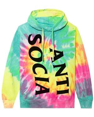 ANTI SOCIAL SOCIAL CLUB Tie-Dye Hoodie - Grey