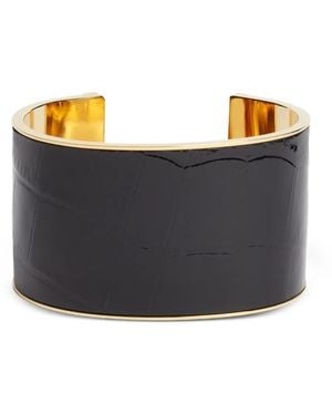 DSquared² Crocodile-Effect Cuff Bracelet - Blue
