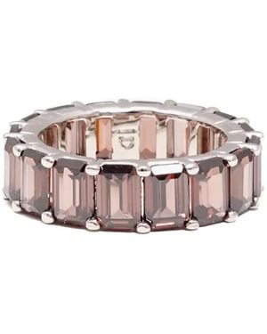 Izabel Display Zirconia-Embellishment Ring - Pink