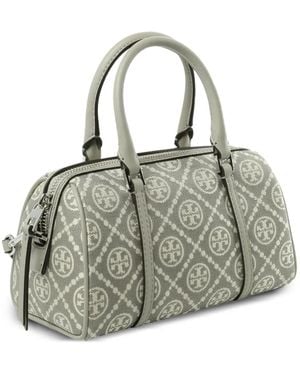 Tory Burch Mini T Monogram Tote Bag - Grey
