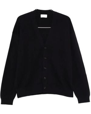 Diana Studio V-Neck Button-Up Cardigan - Black