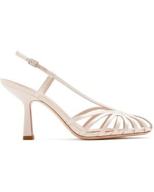 Loeffler Randall Alexandra Strappy Slingback Sandals - White