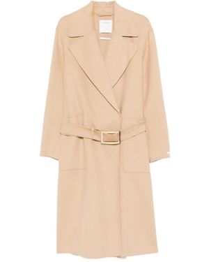 Sportmax Belted Coat - Natural