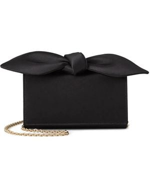 Aquazzura Bow Tie クラッチバッグ - ブラック