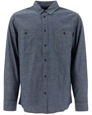 Filson T-Shirt Met Dubbele Zak - Blauw