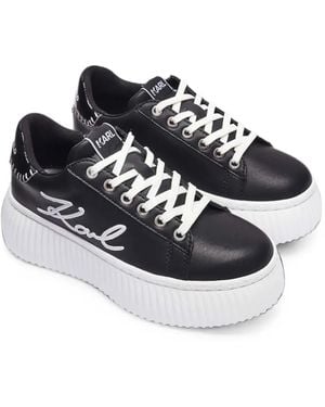 KARL LAGERFELD Kreeper Platform Trainers - Blue
